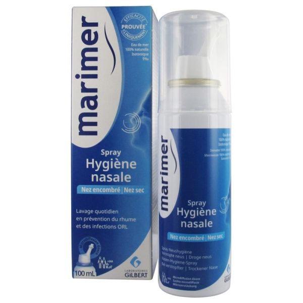 Marimer Eau De Mer Isotonique Hygiène Nasale Nez Sec-Encombré Spray 10 –  Global Para