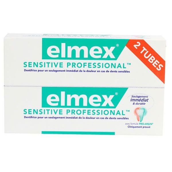 Elmex Professional Dentifrice Sensitif 2x75ml