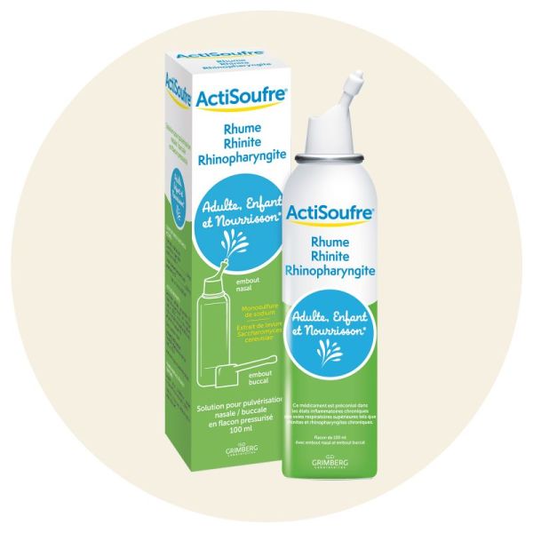 Actisoufre Pulverisation Nasal/buccal 100ml