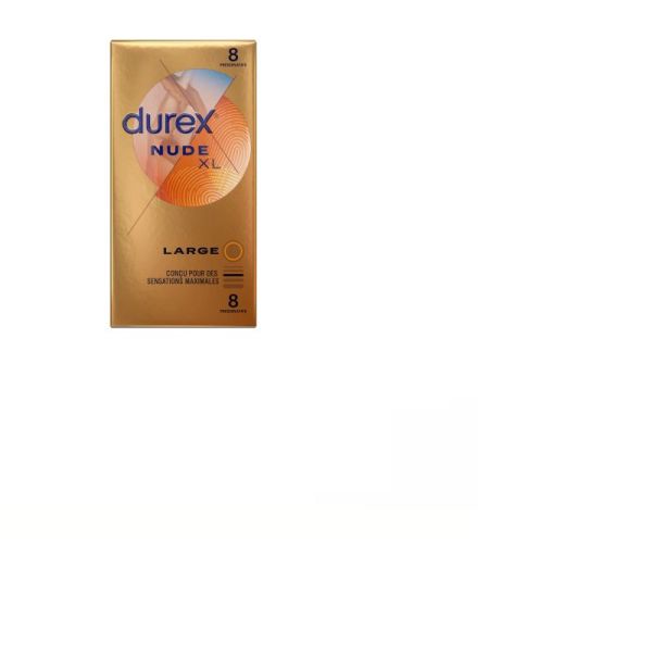 DUREX NUDE XL X8