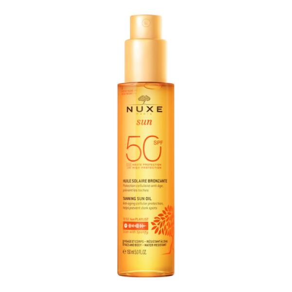 SUN huile solaire bronzante SPF50 150ml