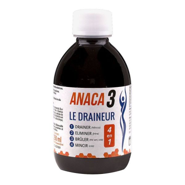 Anaca3 Draineur 4 en 1 Solution Buvable 250ml