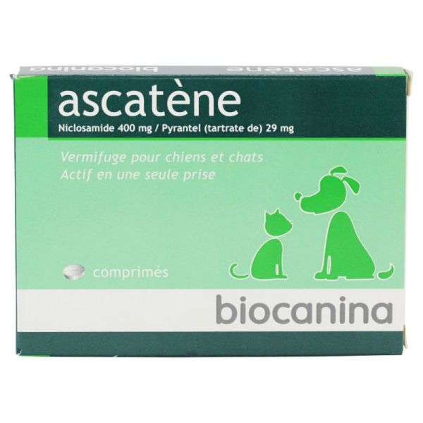 Biocanina Ascatene Comprimes Vermifuge chien et chat x10