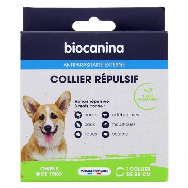 BIOCANINA COLLIER REPULSIF CHIOT PETIT CHIEN 38CM