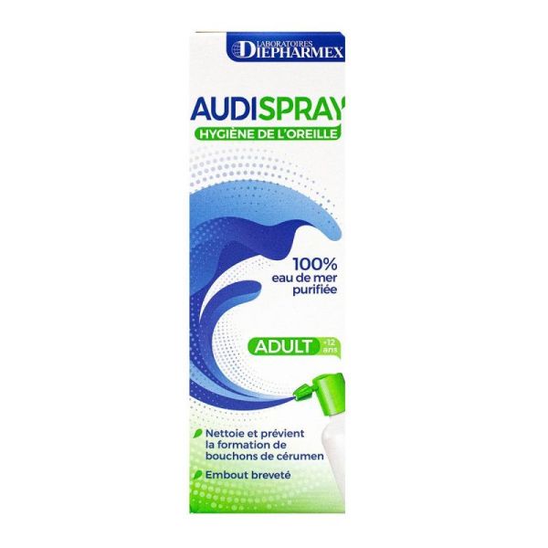 Audispray Adulte Hygiène oreille Spray 2x50ml