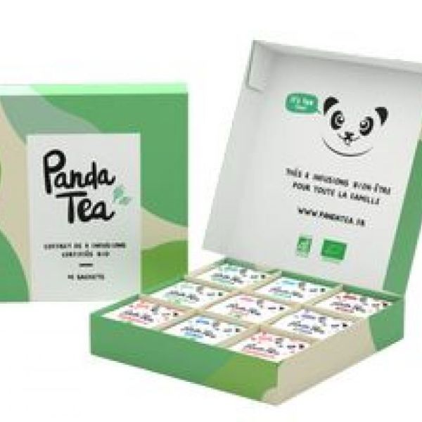Panda Tea infusion pour enfant - Tisane bio fruitée