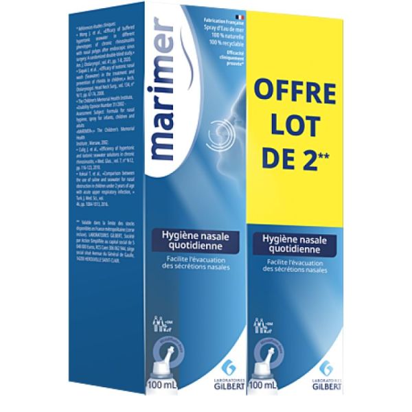 Hygiène nasale lot de 2x100ml