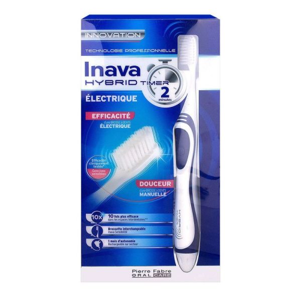 Brosse a dents électrique sonique Inava Hybride Timer