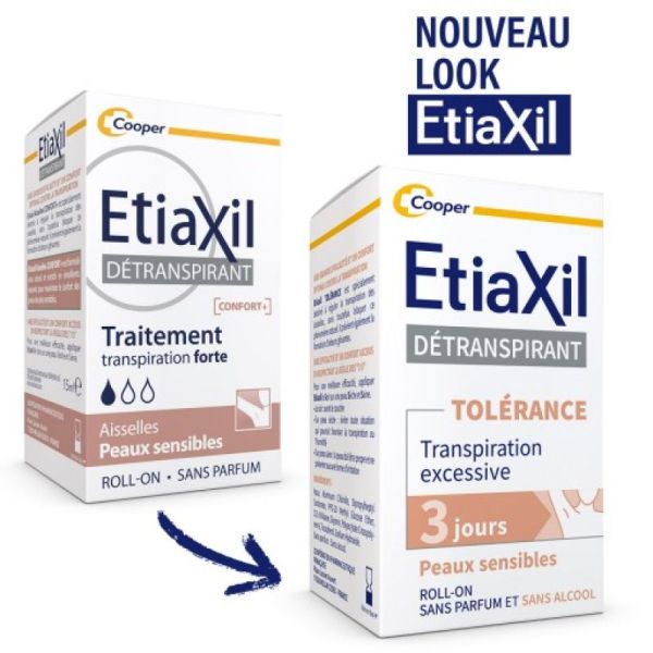 Etiaxil Detranspirant Aisselles Confort+ Roll-on 15ml