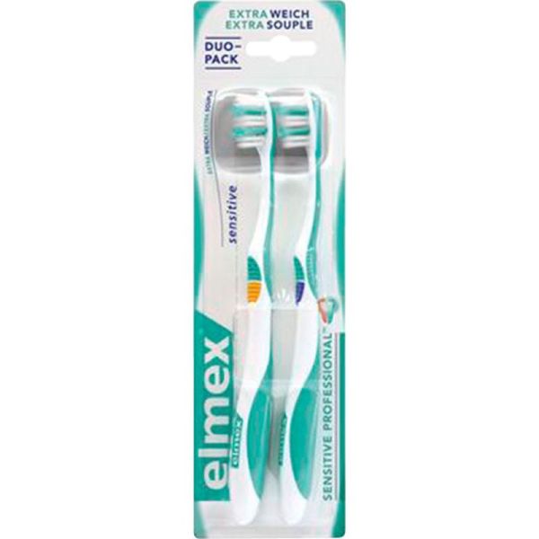Brosse à dents Elmex Sensitive Extra souple x2