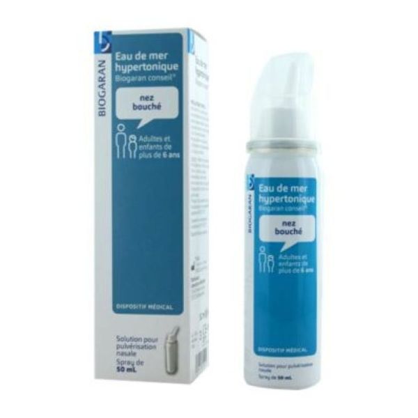 SPRAY  NASAL EAU DE MER HYPERTONIQUE 50ML