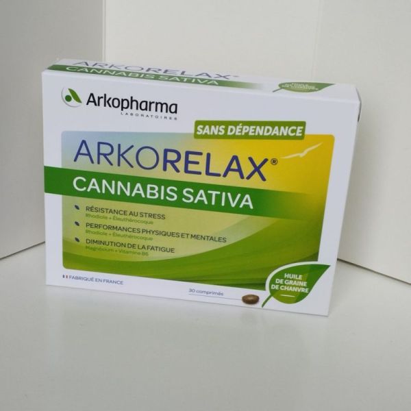 arkorelax cannabis sativa bt 30
