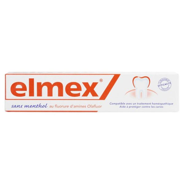 Elmex Dentifrice anti-caries Sans Menthe 75ml
