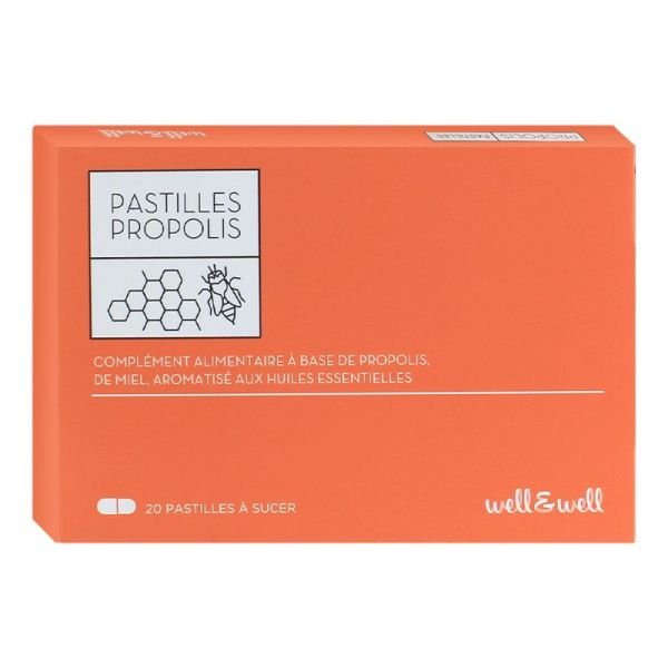 Well&Well Pastilles Propolis x20