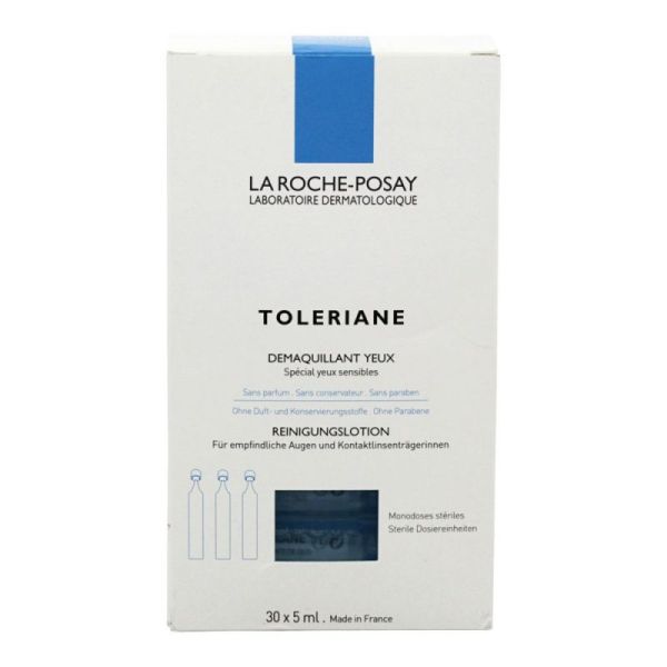 Roche posay Toleriane Démaquillant Yeux Dosettes x30