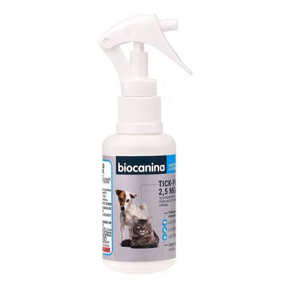 Biocanina Tick-puss Spray anti puces chien et chat 100ml