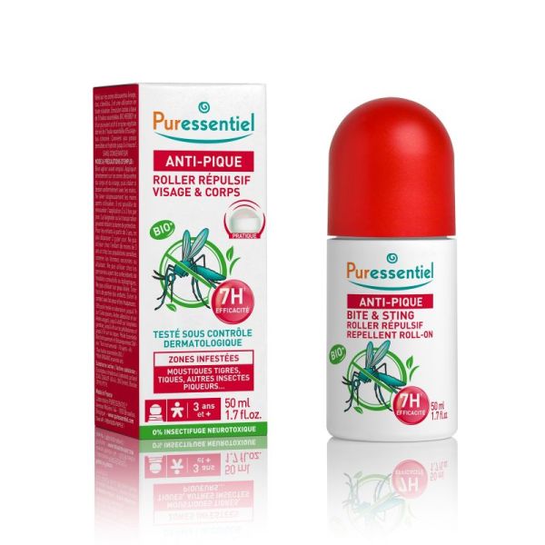 PURESSENTIEL ANTI PIQUE ROLL ON DES 3 ANS