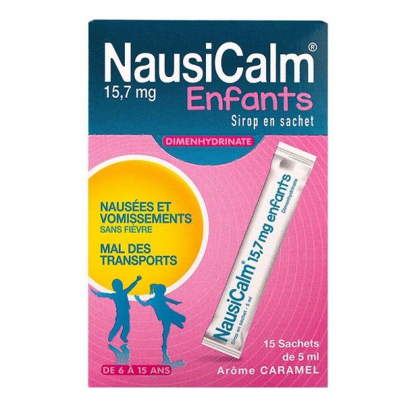 Nausicalm Enfant Sirop Sachet X15