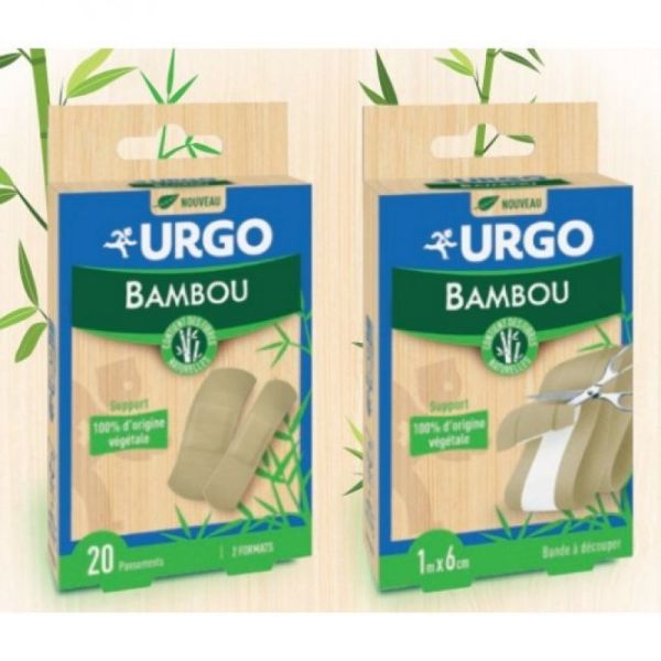 Urgo Bambou Pansements 2 formats 20 unités