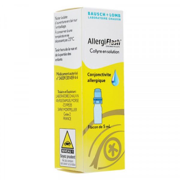 Allergiflash 0,05% Collyre Flacon 5ml