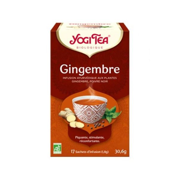 YOGI TEA GINGEMBRE 17 SACHETS