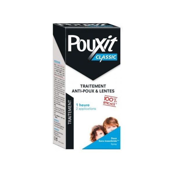 Pouxit classic lotion Spray Anti poux 100ml 1h