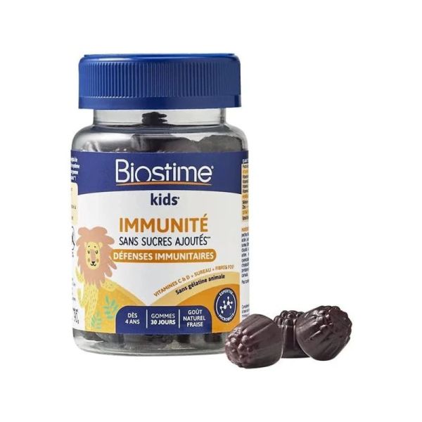Biostime Kids Immunité sans sucres ajoutés 30 gommes