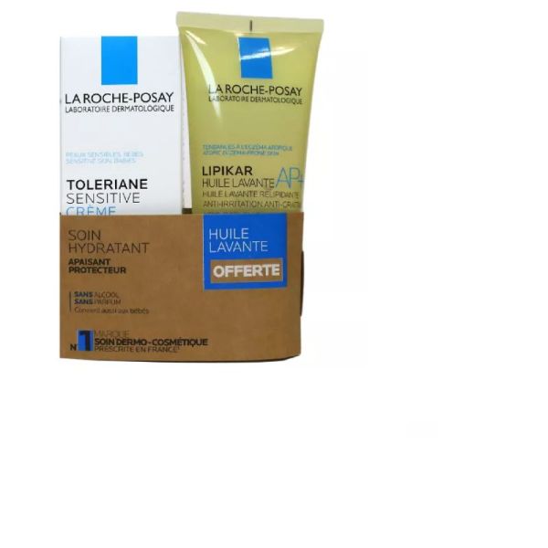 TOLERIANE SENSITIVE CREME 40ML + HUILE LIPIKAR OFFERTE