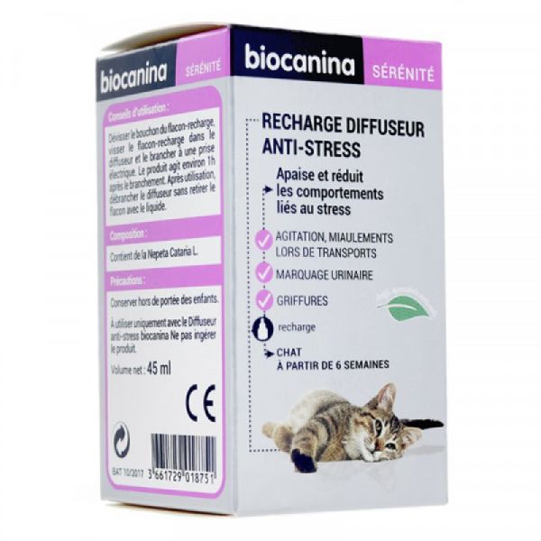 Biocanina Diffuseur Anti-stress + recharge 45ml
