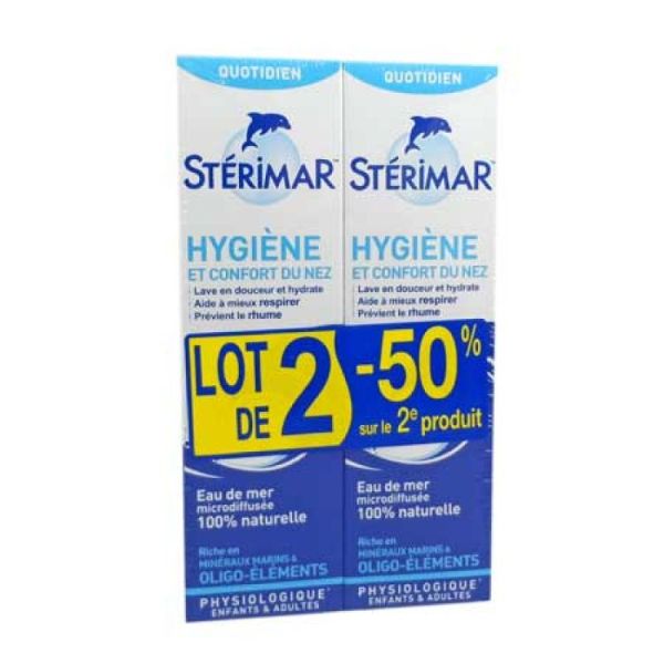 STERIMAR Spray Nez Hygiène 2x100ML