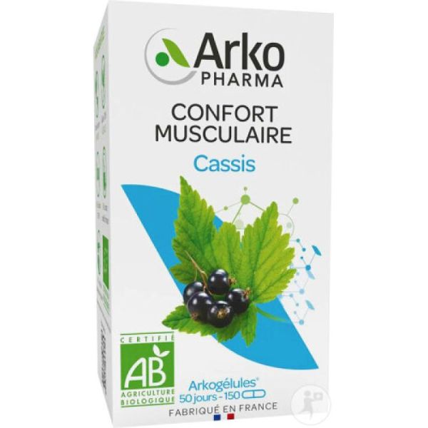 Arkogélules Bio Cassis Confort Musculaire 150 Gélules