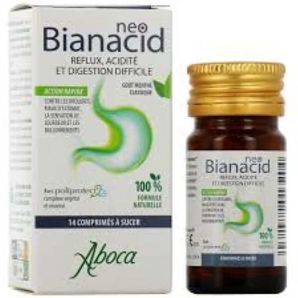 Neobianacid Acidité et Reflux citron 45 comprimés