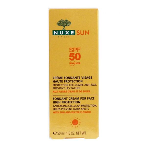 Nuxe Sun Crème Fondante Visage SPF50+ 50ml
