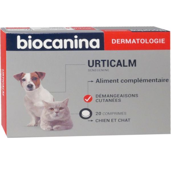 Biocanina Urticalm x20 comprimés chien et chat