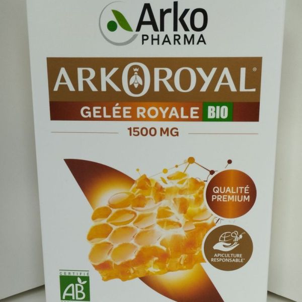 Arkoroyal Gelée Royale Bio 1500mg Ampoules 10ml x20