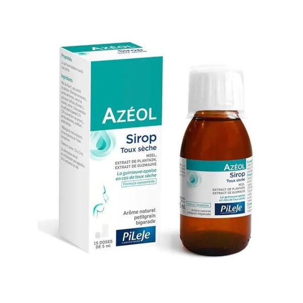 Pileje Azéol sirop toux sèche 75ml