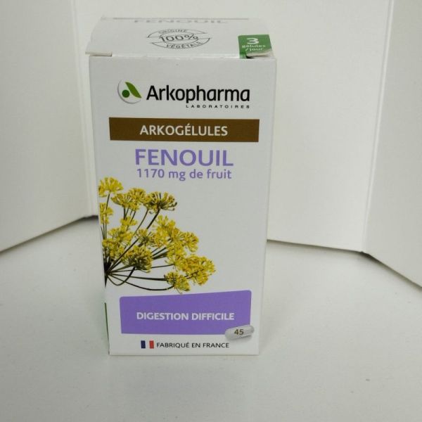 Arkogélules Fenouil confort digestif 45 gélules végétales