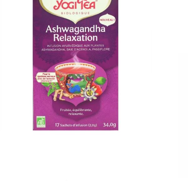 YOGI TEA ASHWAGANDHA RELAXATION X17 SACHETS