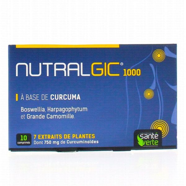 Nutralgic 1000 Sante Verte 10 comprimés